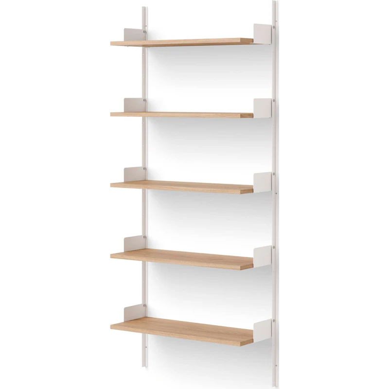 New Works Wall Shelf, 1900, Oak/White