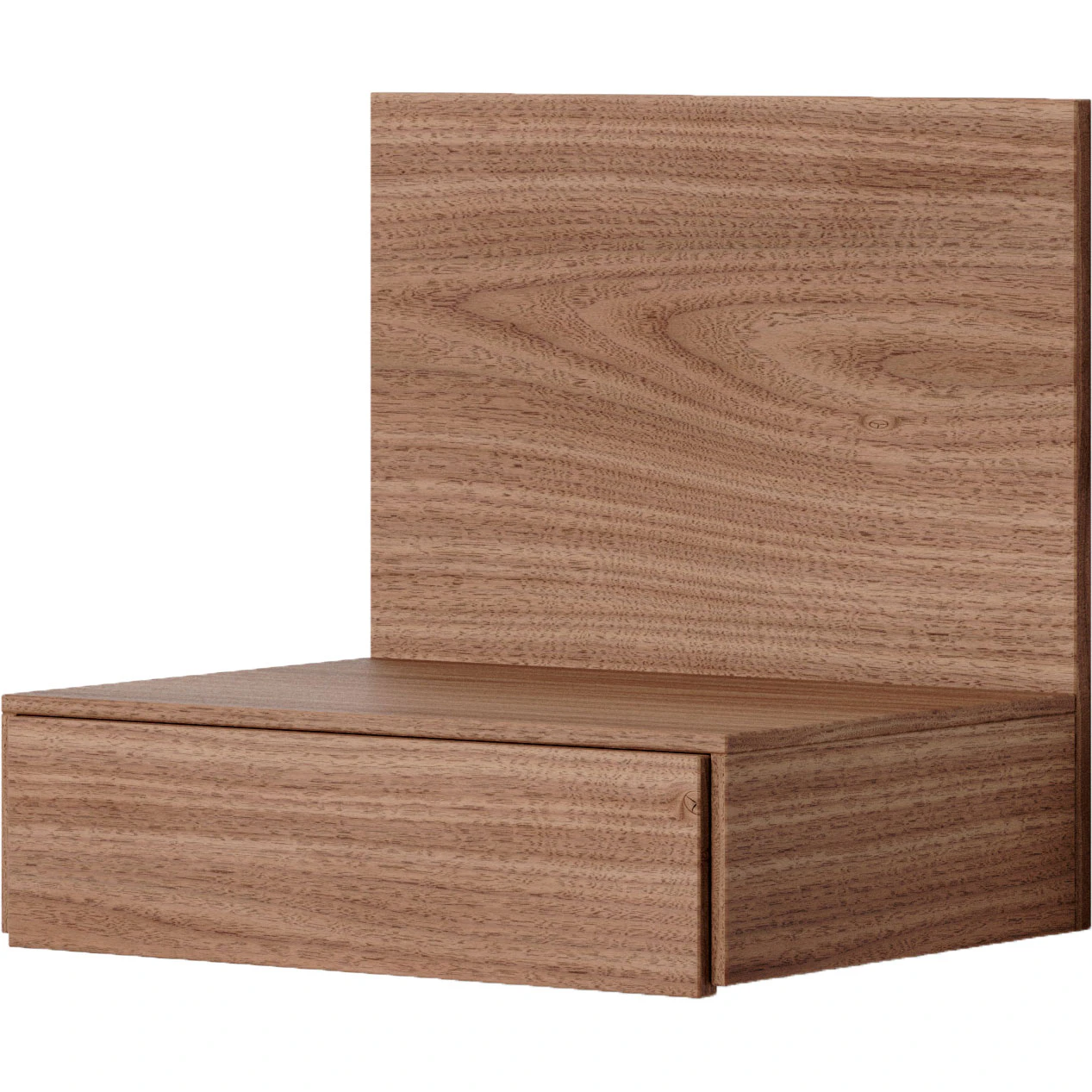 New Works Tana Nattduksbord V&auml;ggmonterad Valn&ouml;t - S&auml;ngbord Fan&eacute;r Valn&ouml;t - 42412