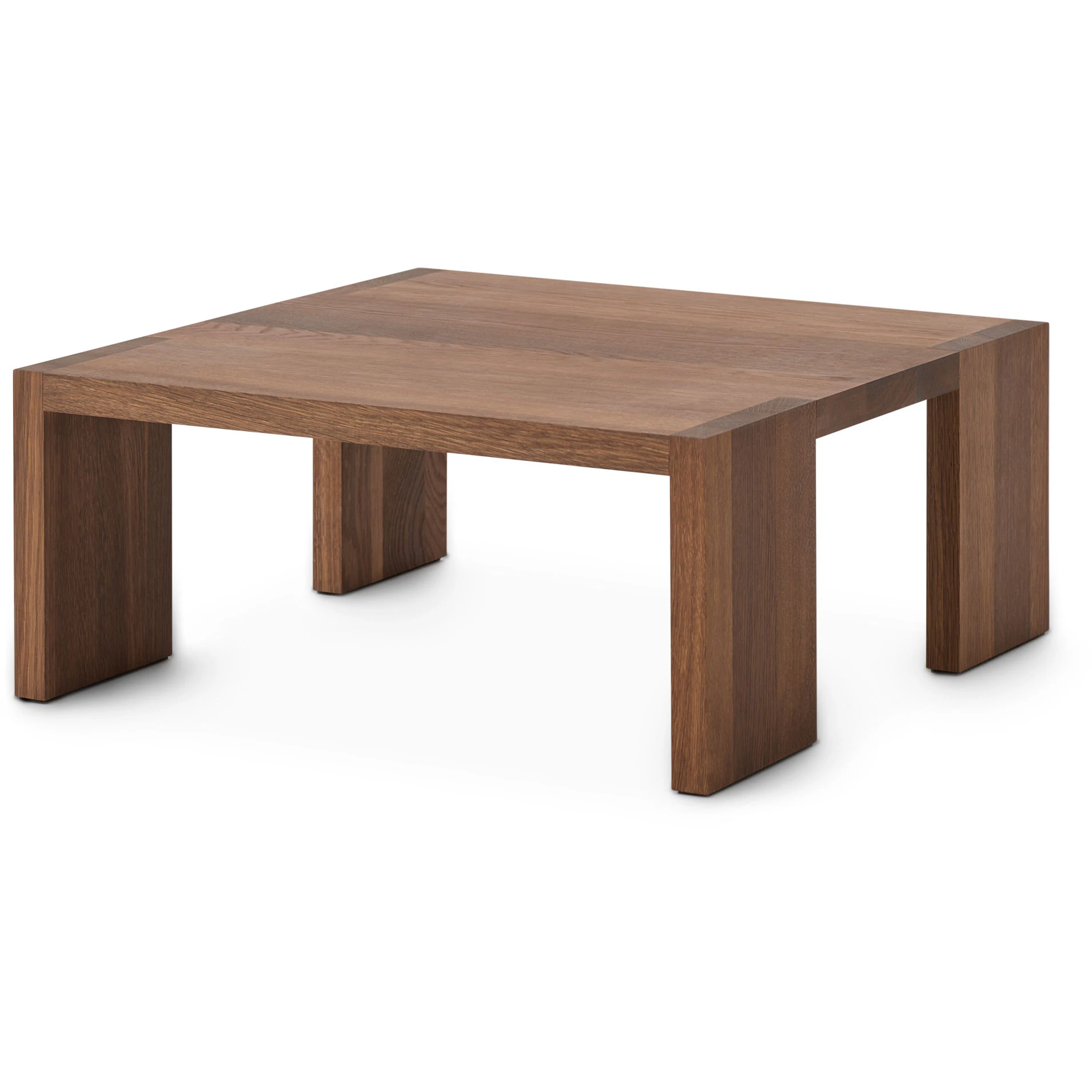 New Works Tenon Sidobord 61x61 Cm R&ouml;kt - Soffbord Ek R&ouml;kt Ek - 44611