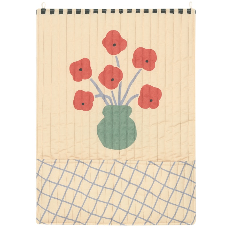 Vibes Väggdekoration / Förvaring 55x70 cm, Poppies