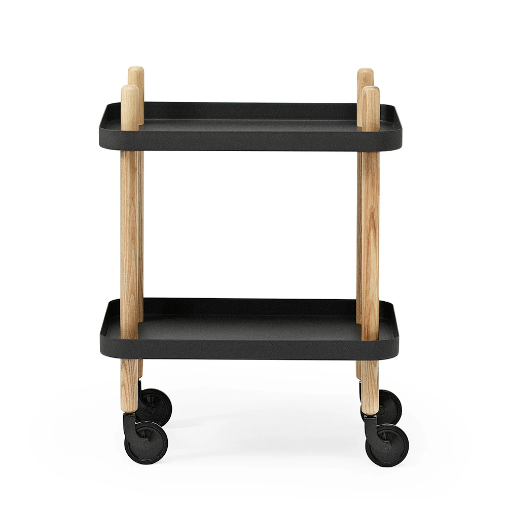 Normann Copenhagen Block Bord Svart - Rullvagnar & Serveringsvagnar Ask Svart - 602207