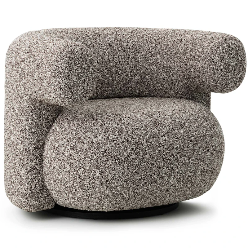 Normann Copenhagen - Burra lounge chair with return - Kvadrat Sahco Zero 001