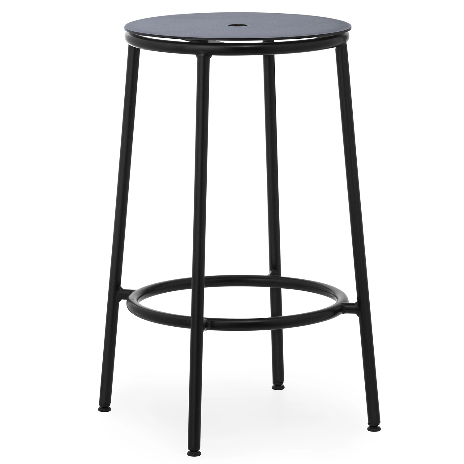 Normann Copenhagen Circa Barstol 65 Cm Svart Aluminium - Barstolar St&aring;l Svart - 506083