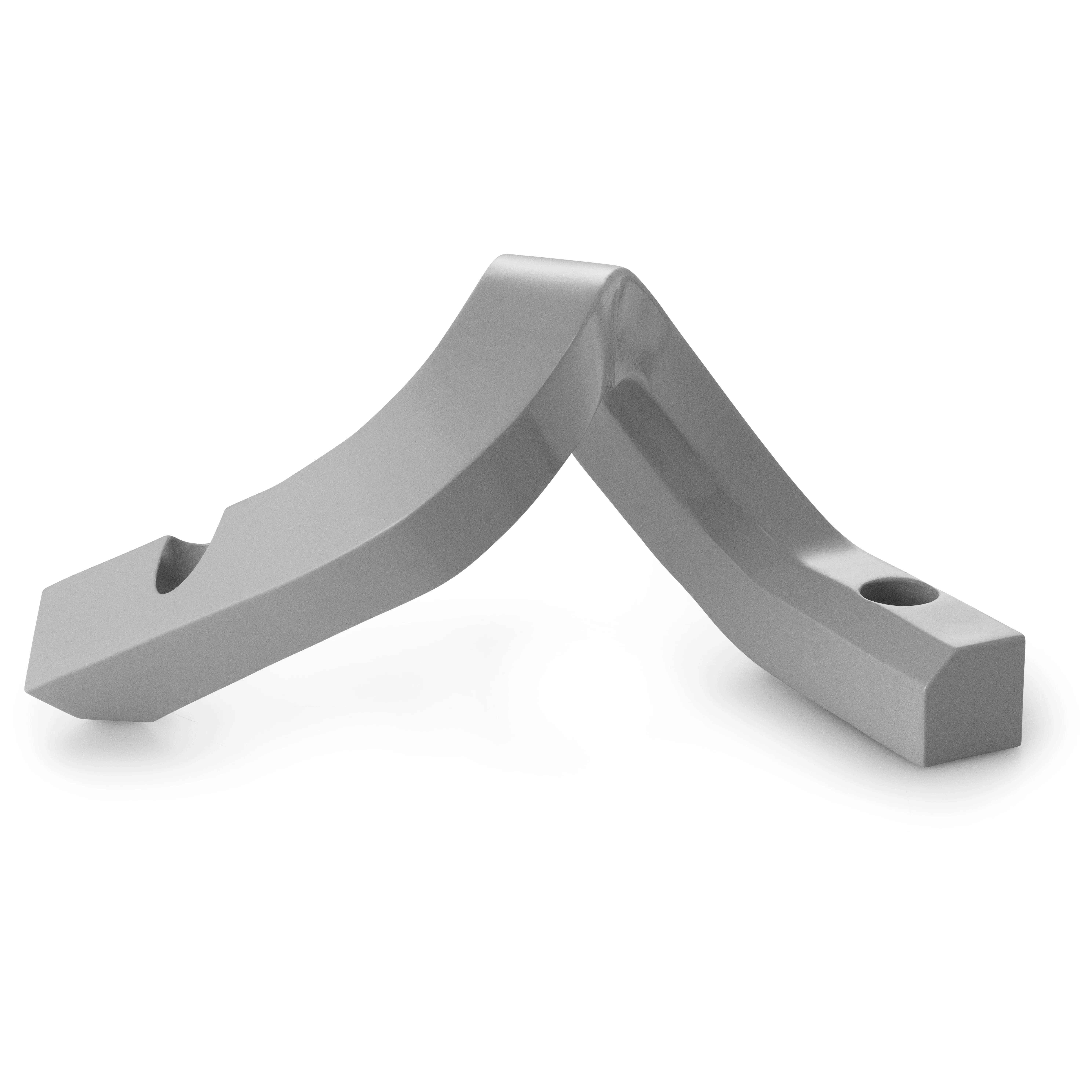 Normann Copenhagen Crooked Two Ljusstake Varmgr&aring; - Ljusstakar Aluminium Varmgr&aring; - 607885