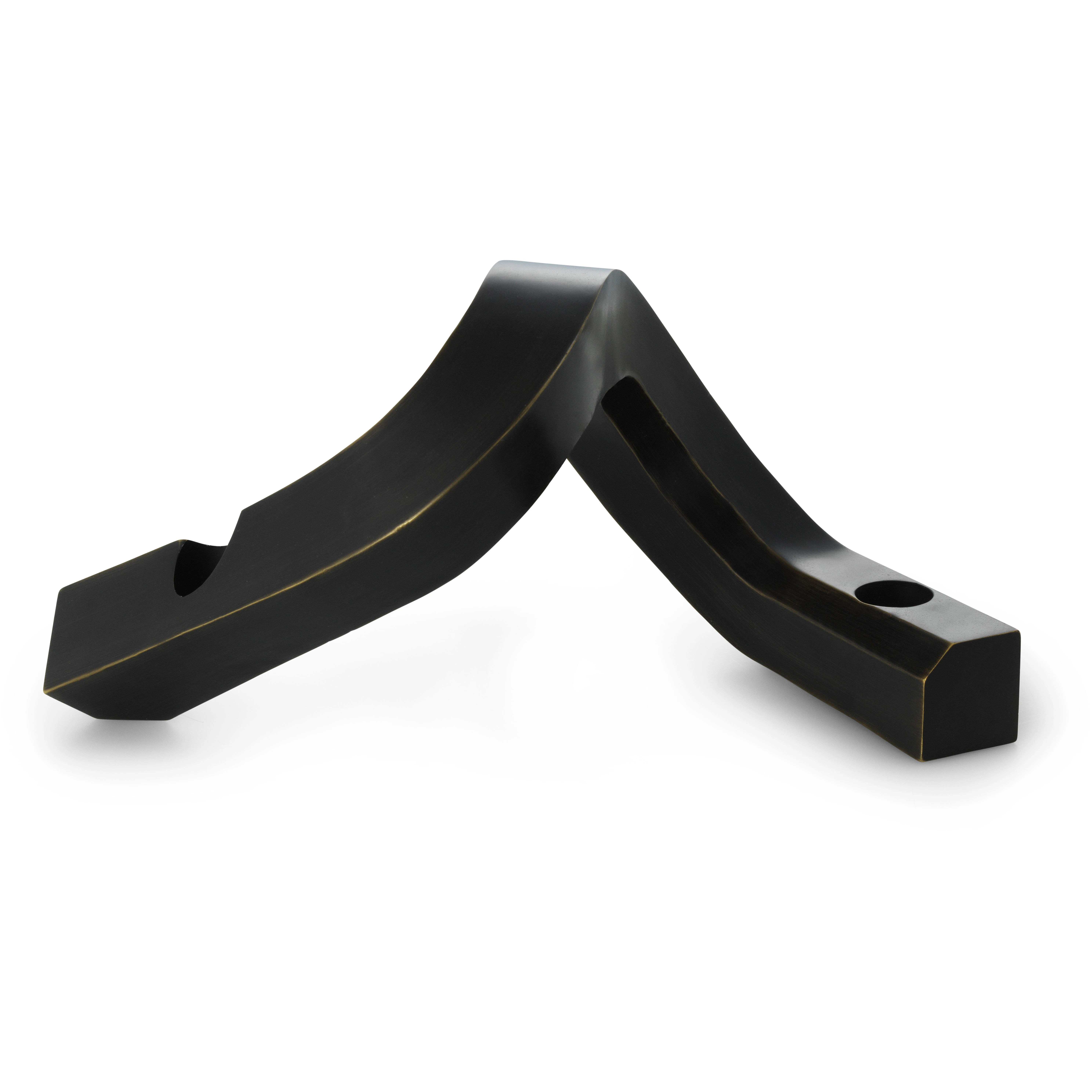 Normann Copenhagen Crooked Two Ljusstake Brons - Ljusstakar Aluminium Brons - 607888