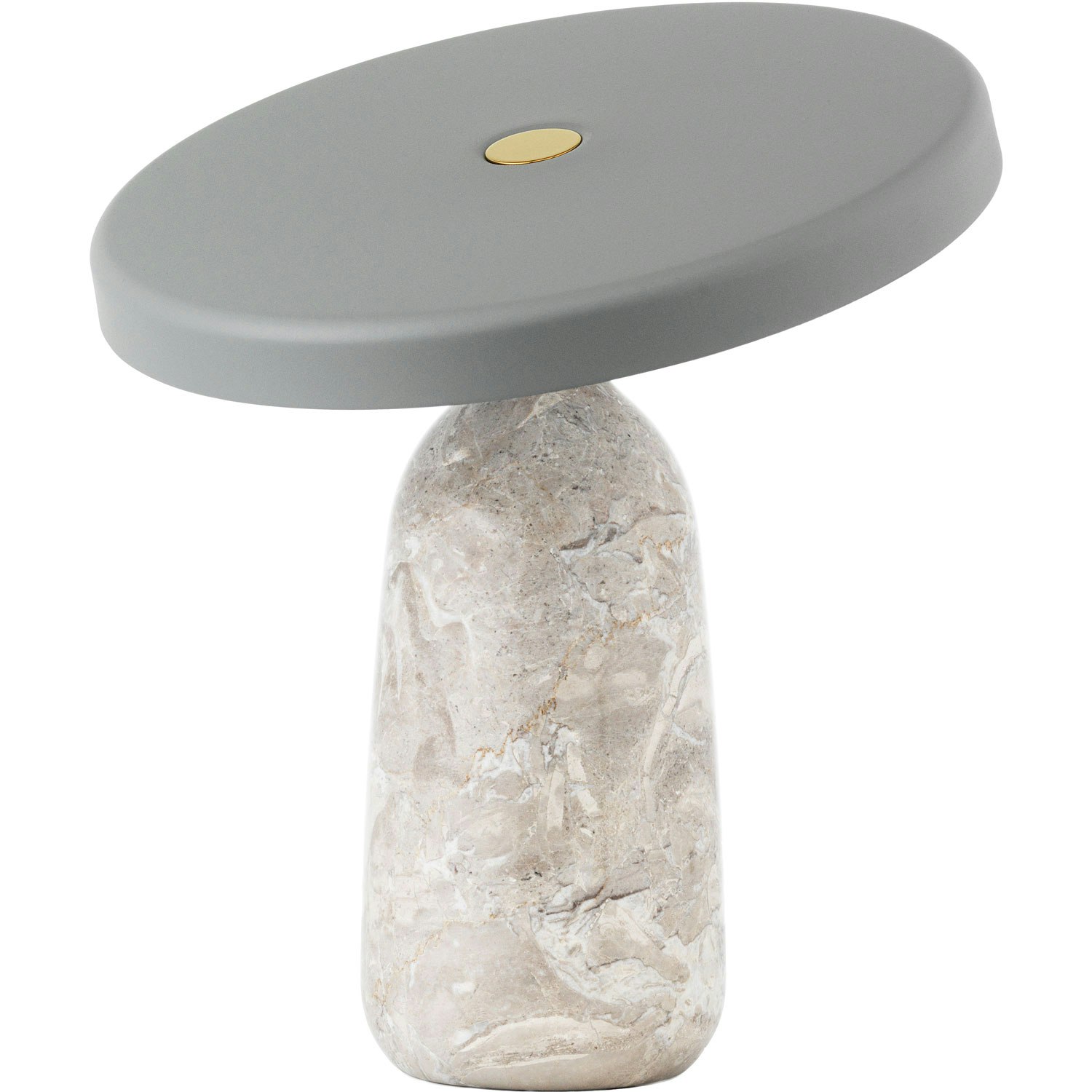 Normann Copenhagen Eddy Bordslampa Eu Grå - Bordslampor Mässing Grå - 502173