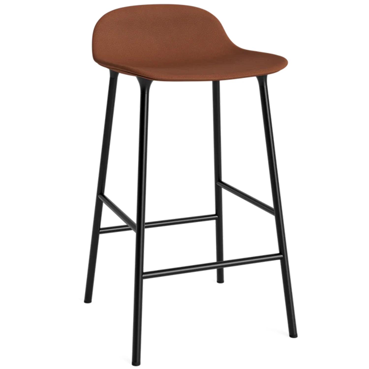 Normann Copenhagen Form Barstol 65 Cm Brandy / Svart - Barstolar St&aring;l Brandy - 707997