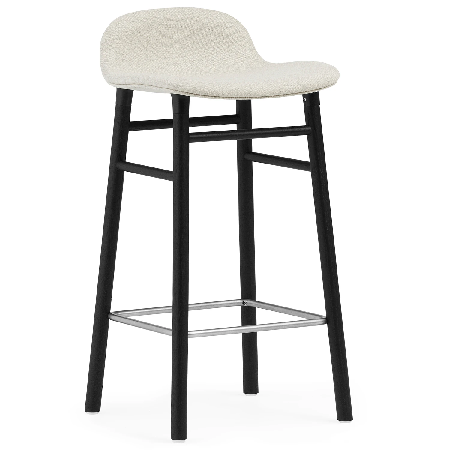 Normann Copenhagen Form Barstol 65 Cm Vit / Svart - Barstolar Ek Vit - 1401214
