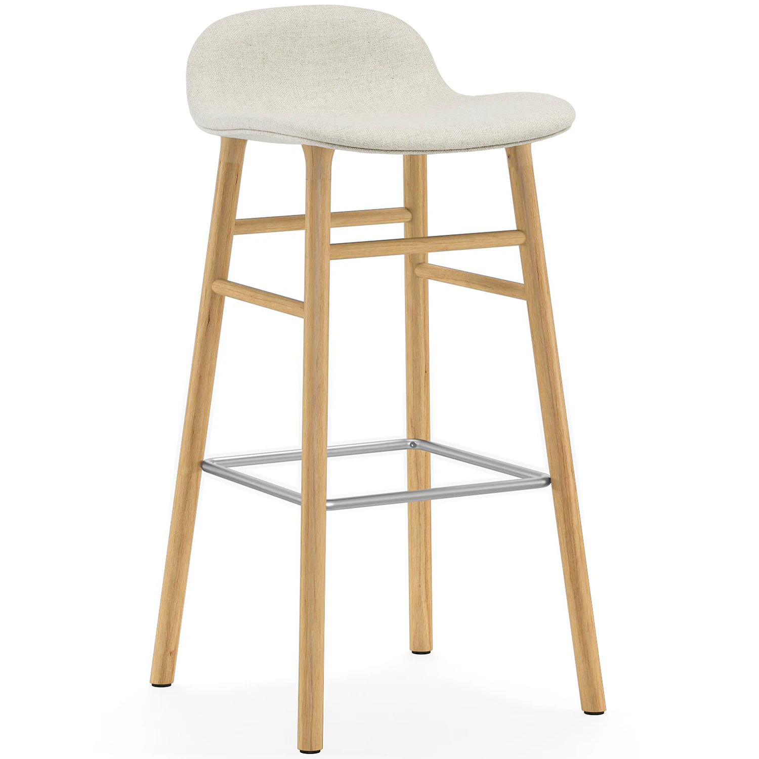Normann Copenhagen Form Barstol 75 Cm Vit / - Barstolar Ek Vit - 1401232