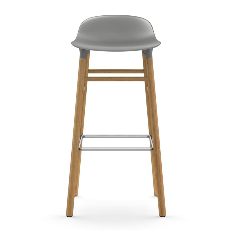 Form Barstol Ekben, 75cm, Grå