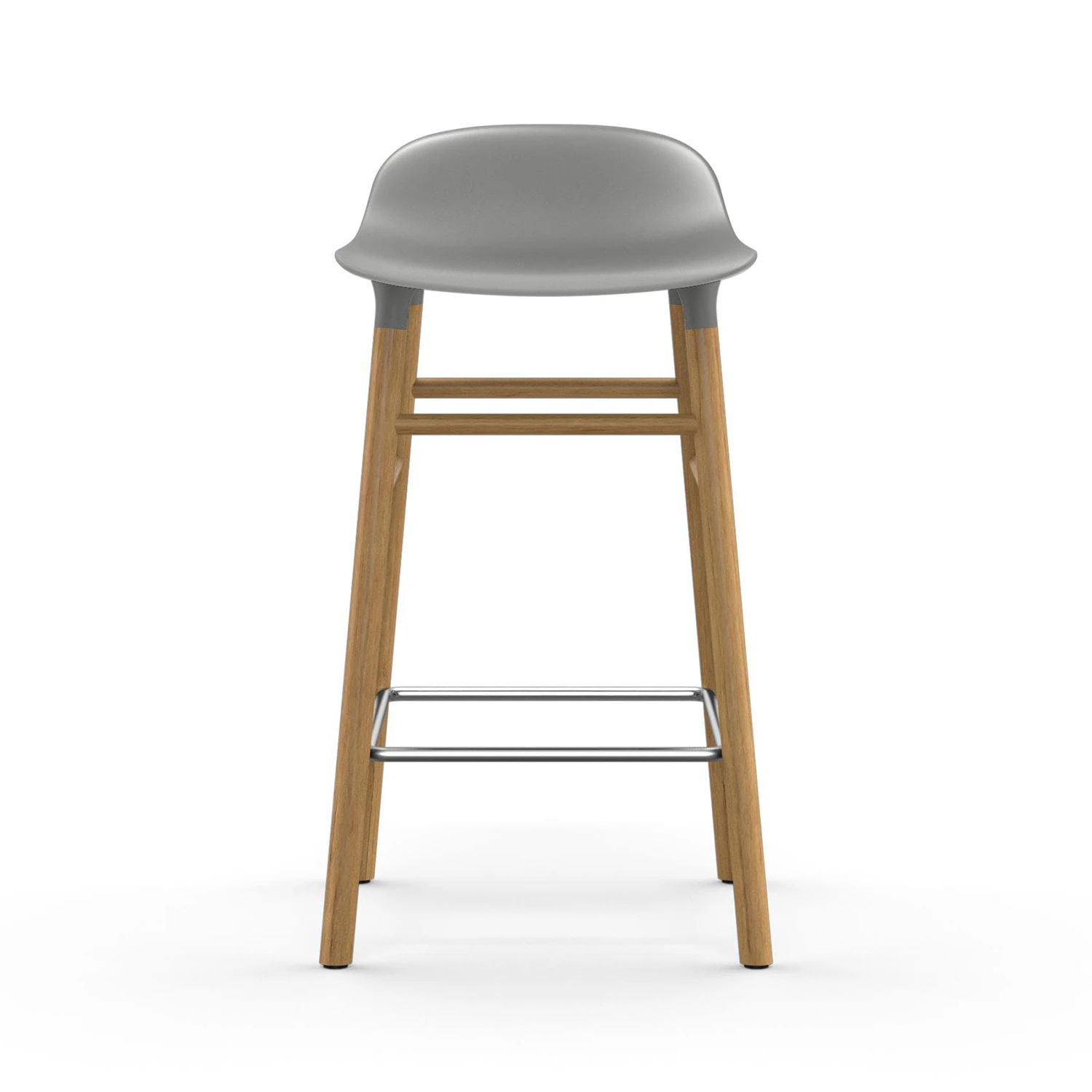 Normann Copenhagen Form Barstol ben 65cm Gr&aring; - Barstolar Ek Gr&aring; - 602781