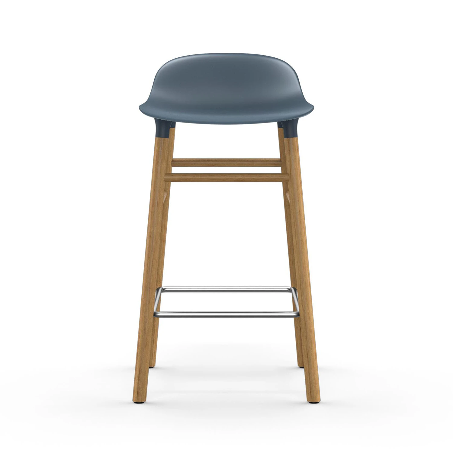 Normann Copenhagen Form Barstol ben 65cm Bl&aring; - Barstolar Ek Bl&aring; - 602783