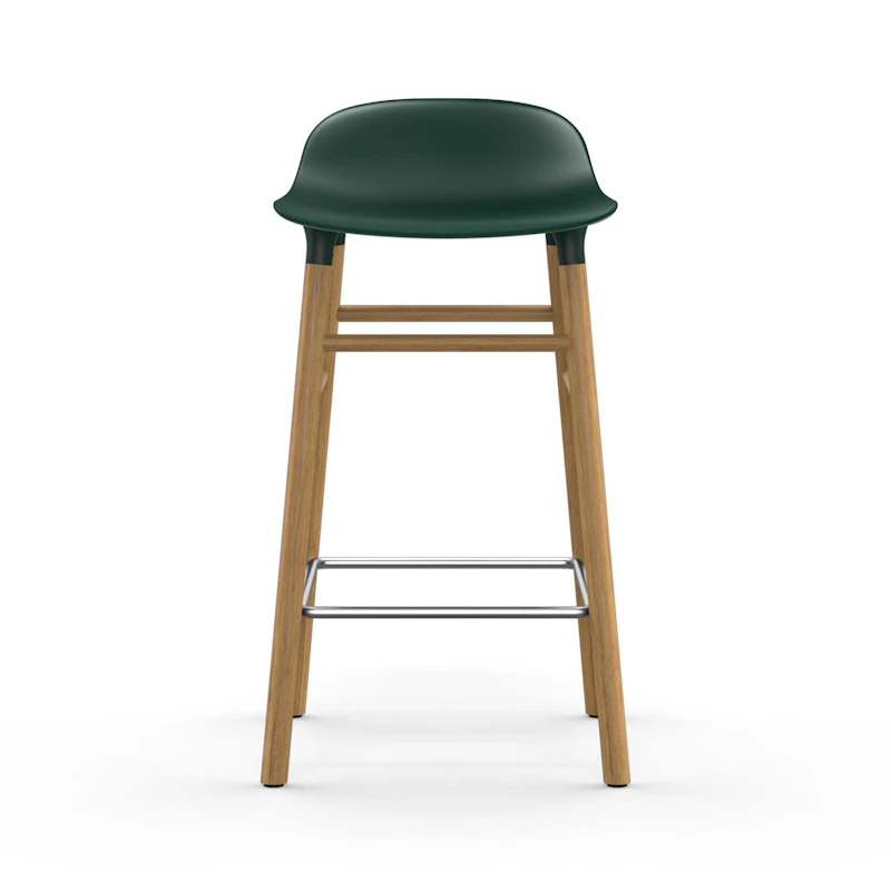 Form Barstol Ekben, 65cm, Grön