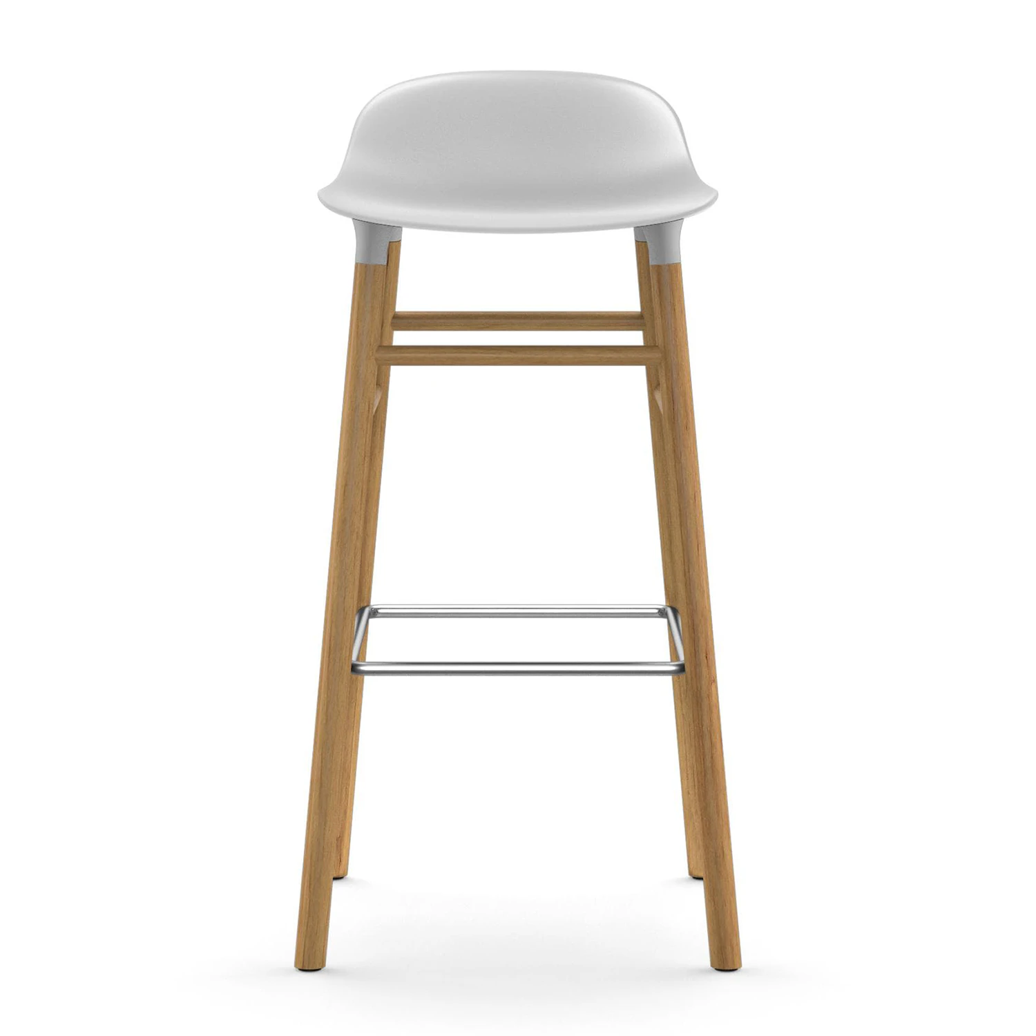 Normann Copenhagen Form Barstol ben 75cm Vit - Barstolar Ek Vit - 602798