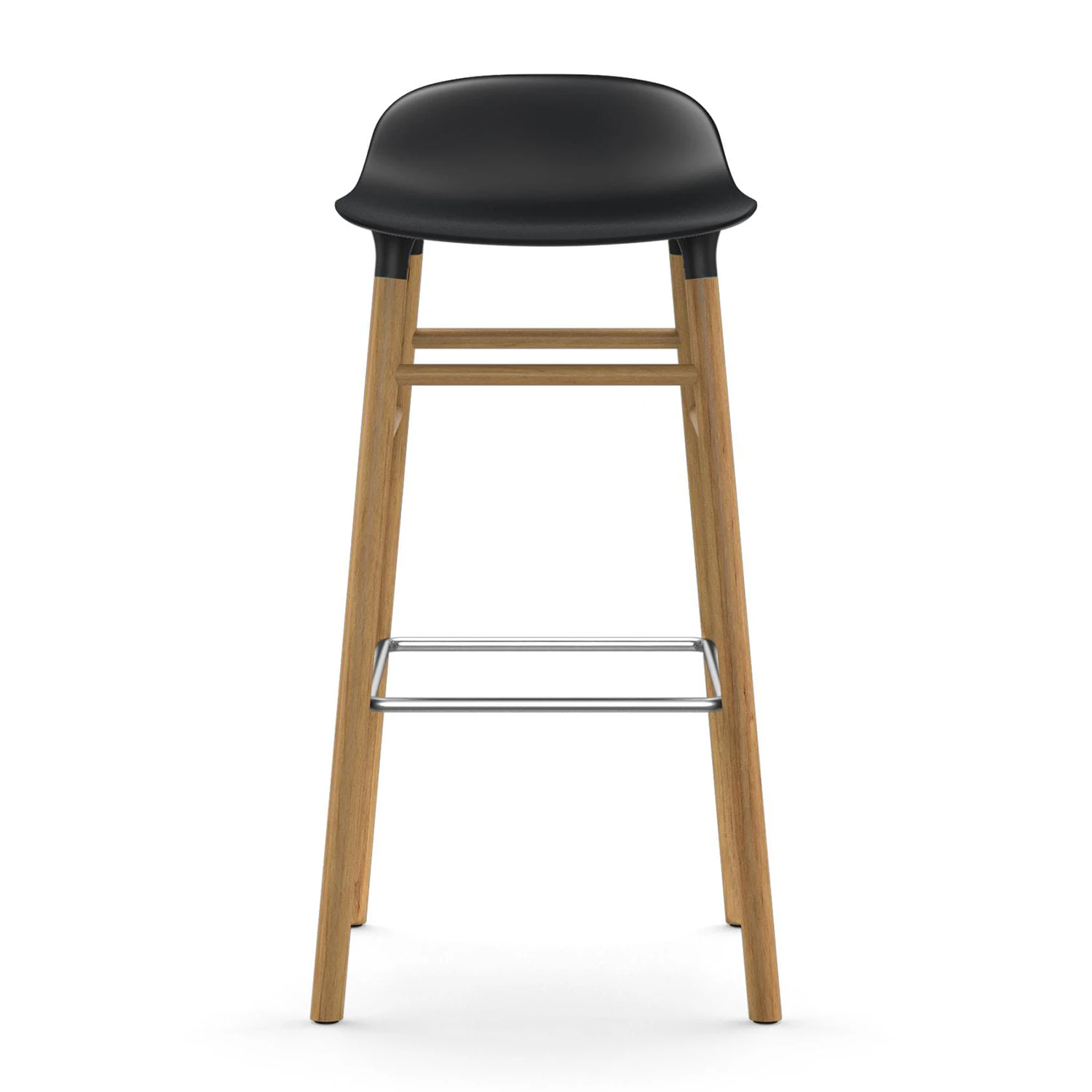 Normann Copenhagen Form Barstol ben 75cm Svart - Barstolar Ek Svart - 602800
