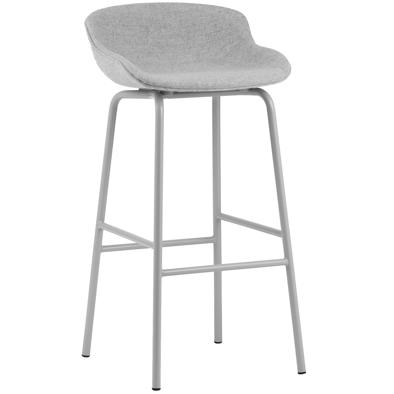 Normann Copenhagen Hyg Barstol 75 Cm Gr&aring; / Gr&aring; - Barstolar Nyull Gr&aring; - 604088