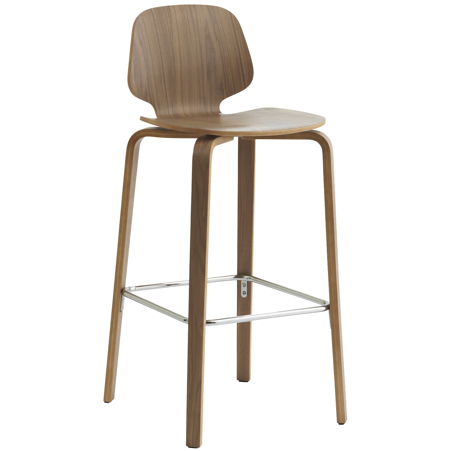 Normann Copenhagen My Chair Barstol 75 Cm Valn&ouml;t - Barstolar sfan&eacute;r Valn&ouml;t - 601580