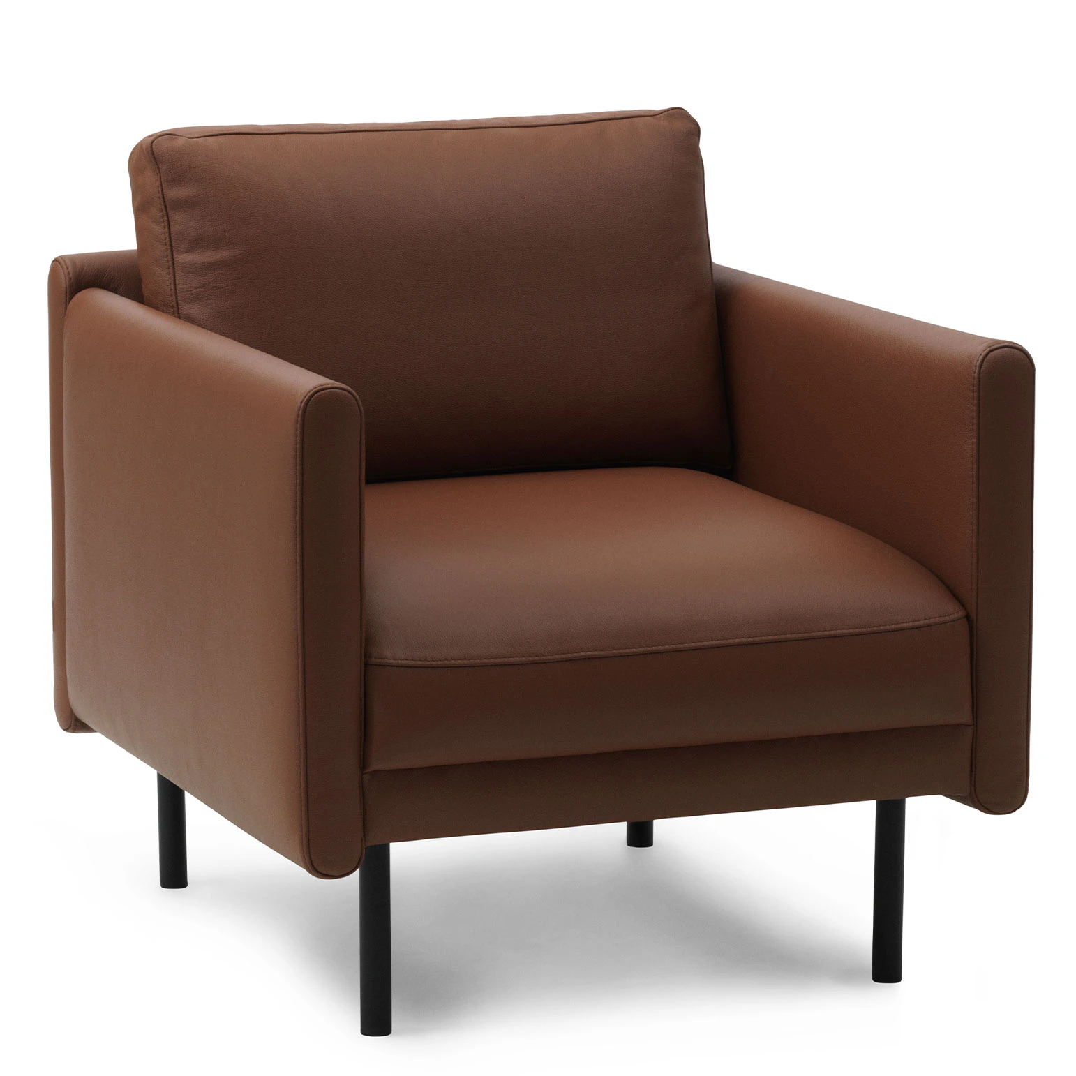 Normann Copenhagen Rar F&aring;t&ouml;lj Leather Cognac - F&aring;t&ouml;ljer L&auml;der Leather Cognac - 608243