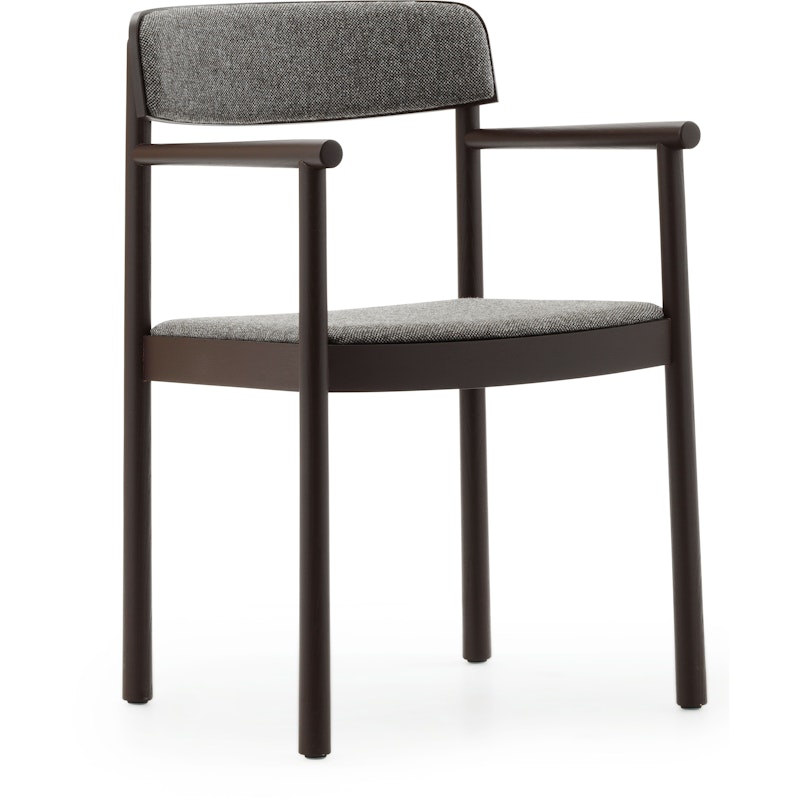 Timb Stol Med Armstöd, Brun / Hallingdal 368