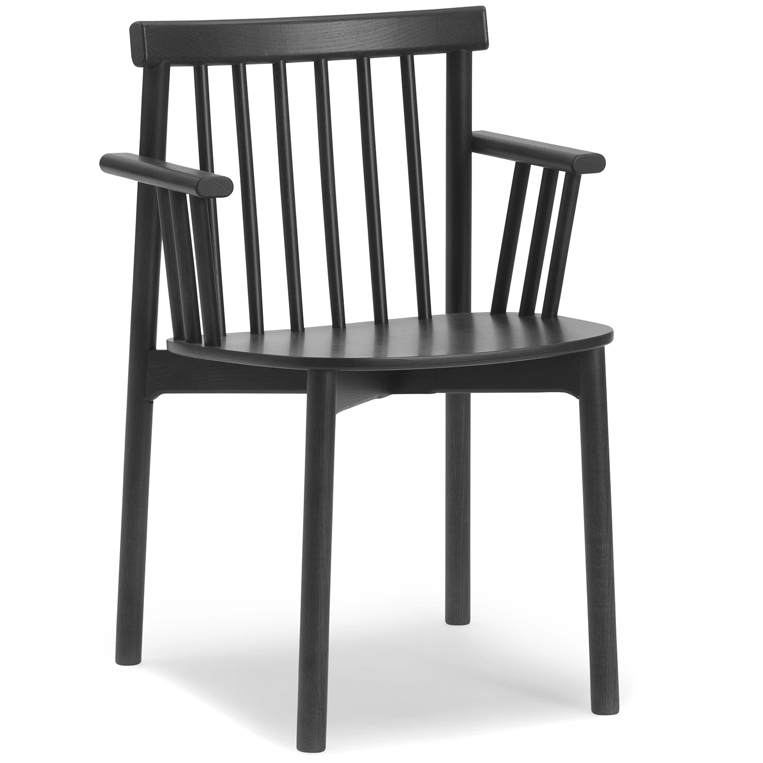 Normann Copenhagen Pind Karmstol Svartbetsad - Stolar Ask Svart - 608476