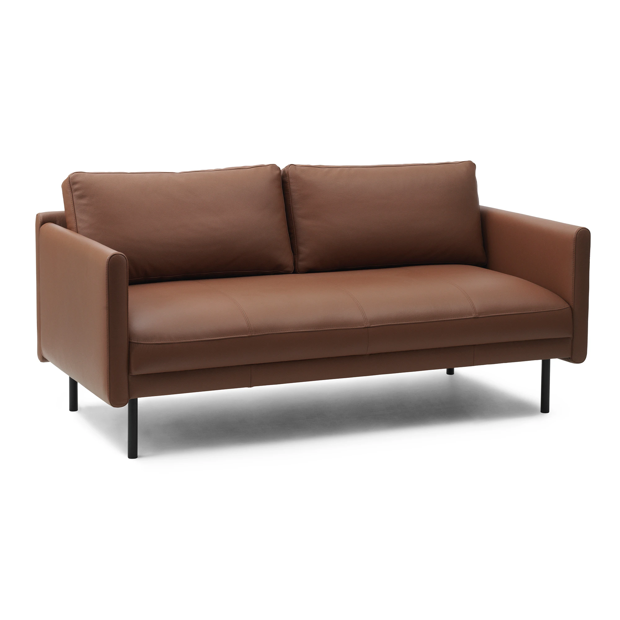 Normann Copenhagen Rar 2-sitssoffa Omaha Leather Cognac - 2-sitssoffor L&auml;der Leather Cognac - 608246