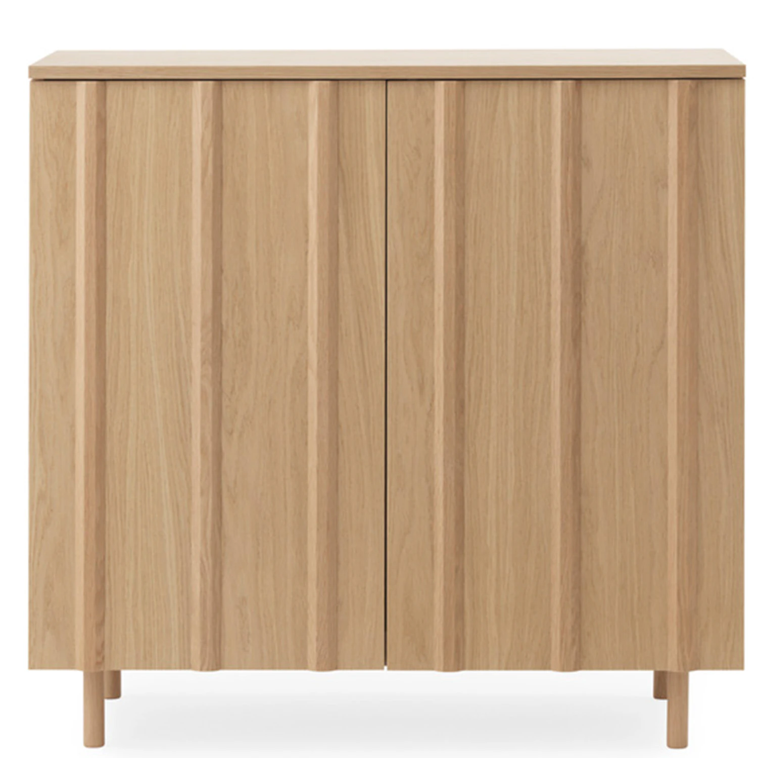 Normann Copenhagen Rib Cabinet Sk&aring;p Ek Natur - Sk&aring;p & vitrinsk&aring;p Ekfan&eacute;r Natur - 607750