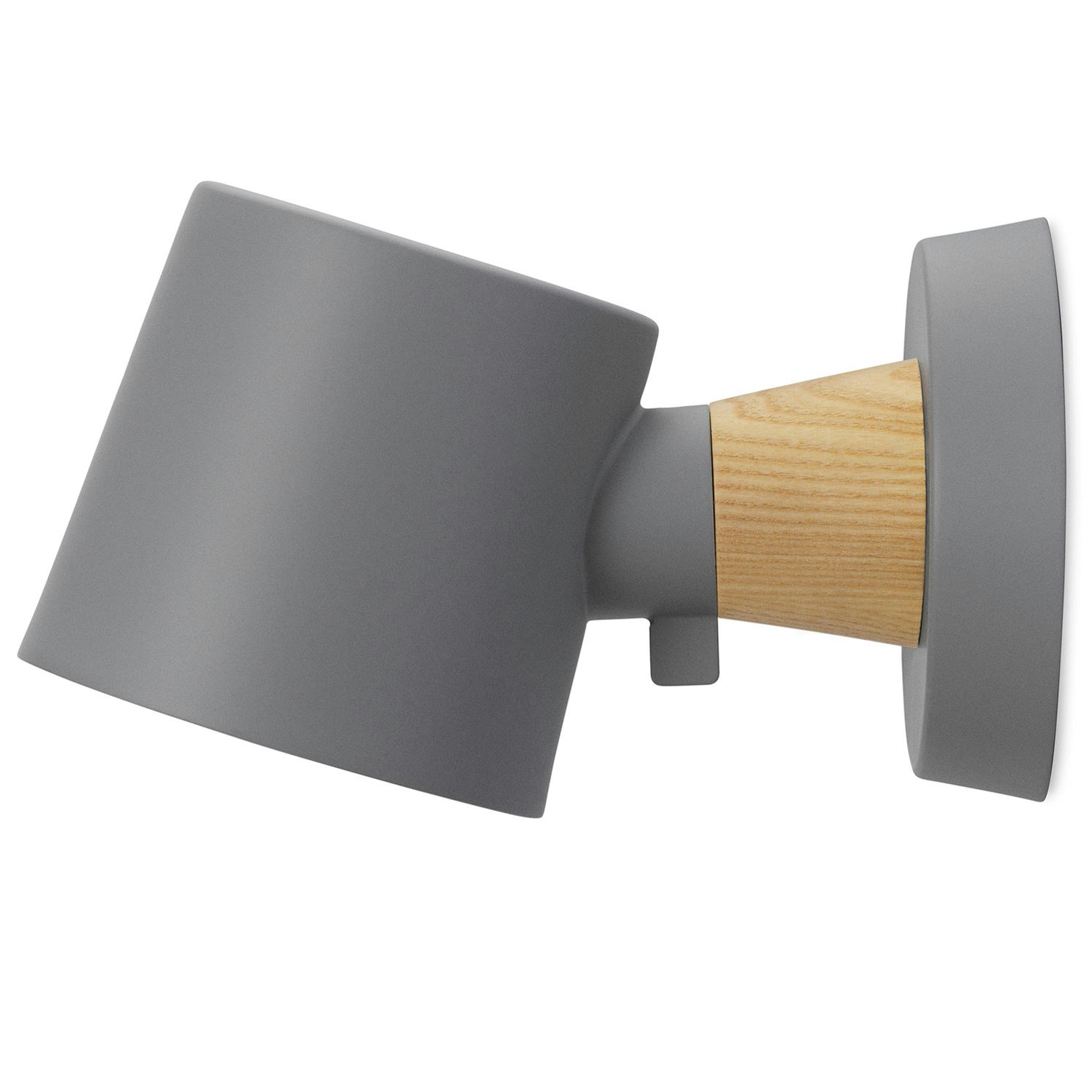 Normann Copenhagen Rise Vägglampa Fast Installation Grå - Vägglampor Ask Grå - 502036