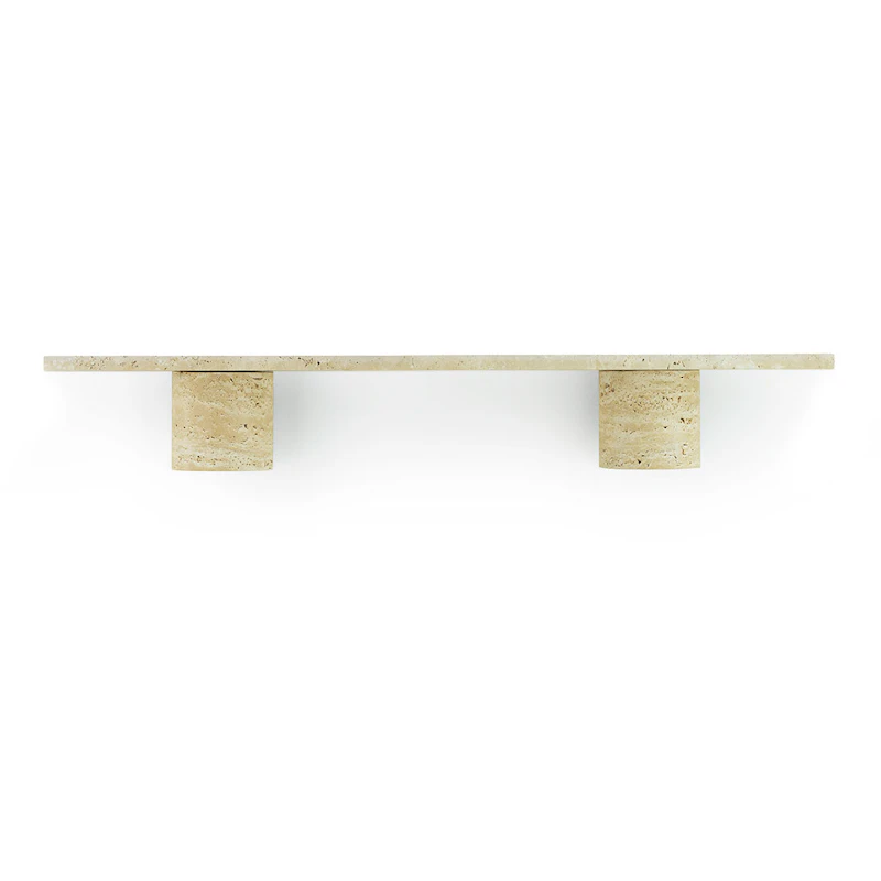 Sten Vägghylla 80 cm, Travertin