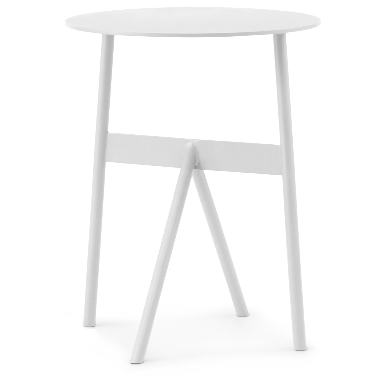Normann Copenhagen Stock Sidobord Vit - Sidobord & Avlastningsbord St&aring;l Vit - 602526