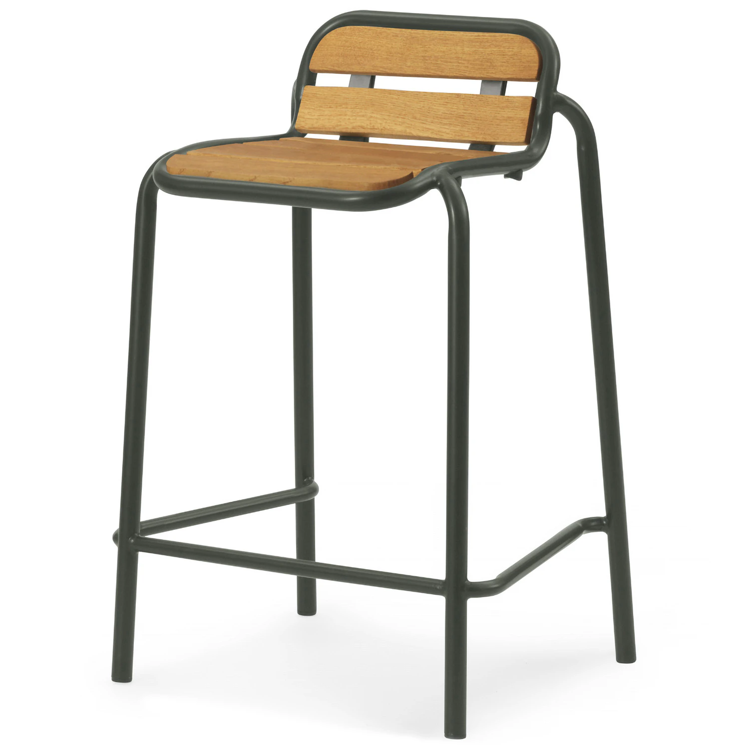 Normann Copenhagen Vig Barstol 65 Cm tr&auml; / M&ouml;rkgr&ouml;n - Barstolar & Pallar Robinia M&ouml;rkgr&ouml;n - 608051