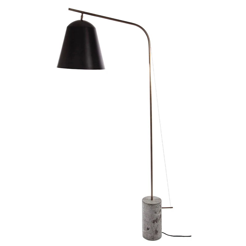 Line Two Golvlampa, Svart