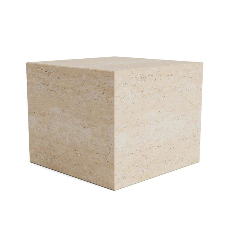 Cubism Soffbord 45x45 cm, Beige