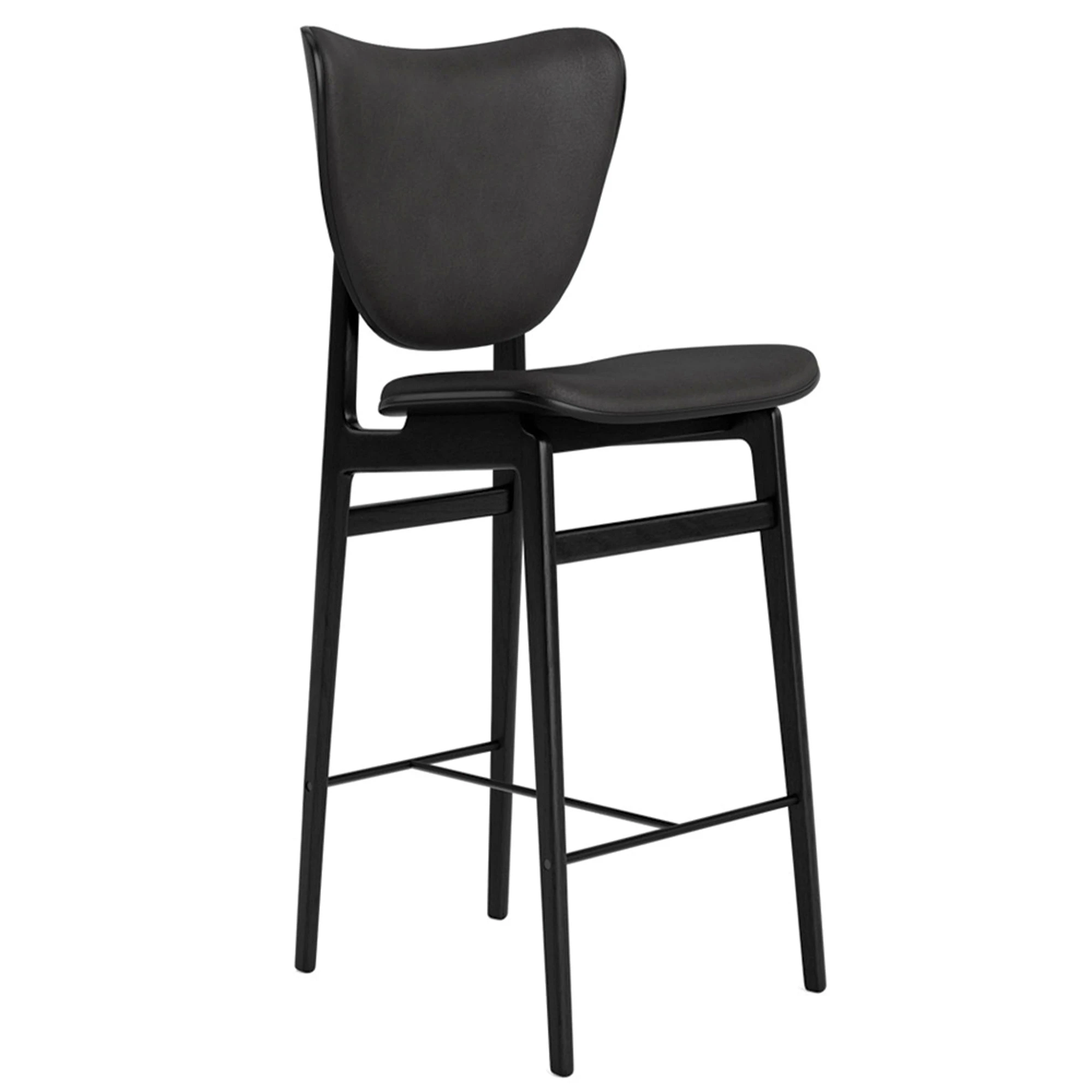 Norr11 Elephant Barstol Svart Ek / Antracit - Barstolar Massiv Ek Svart - W1ELE12041FSCOBLVL21003