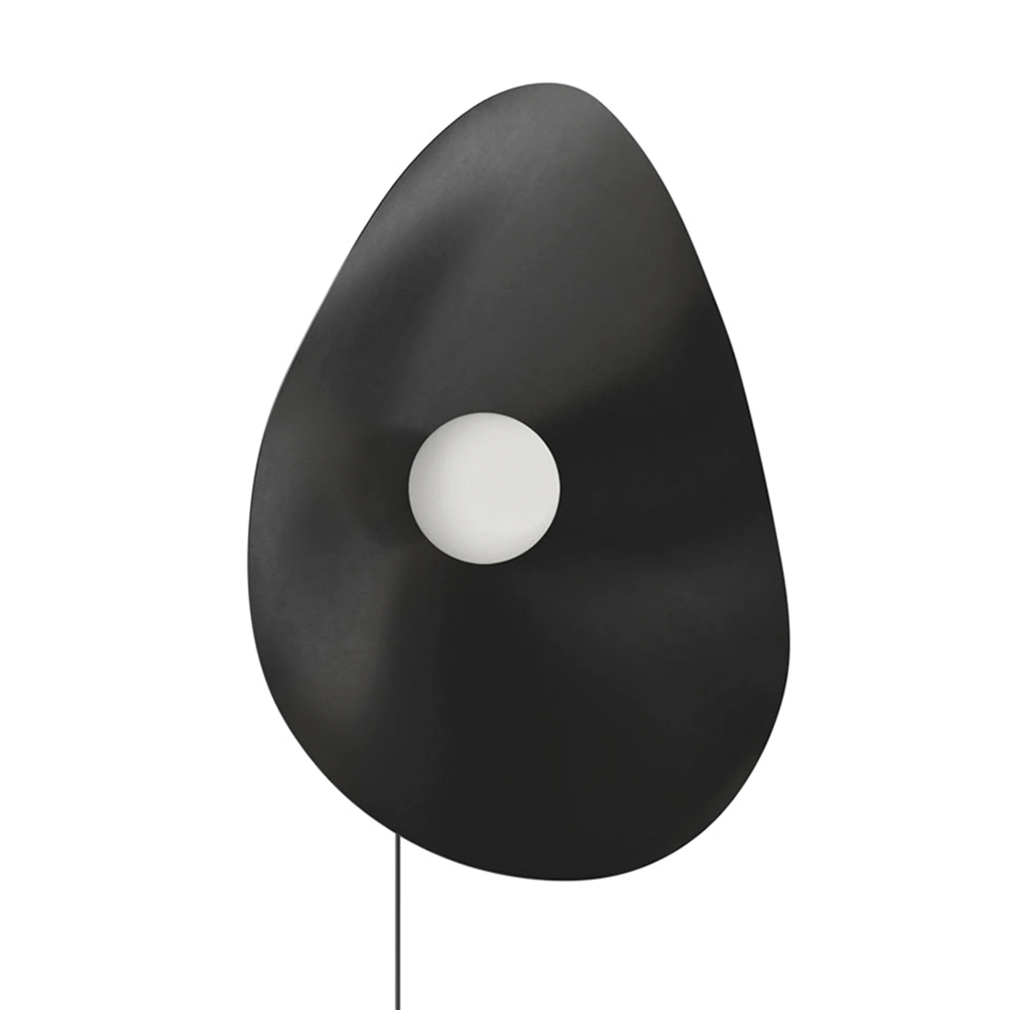 Norr11 Fuji V&auml;gglampa 60x60 Cm - V&auml;gglampor Aluminium Burned Black - W2FUJ24017ALUMBUNO00000