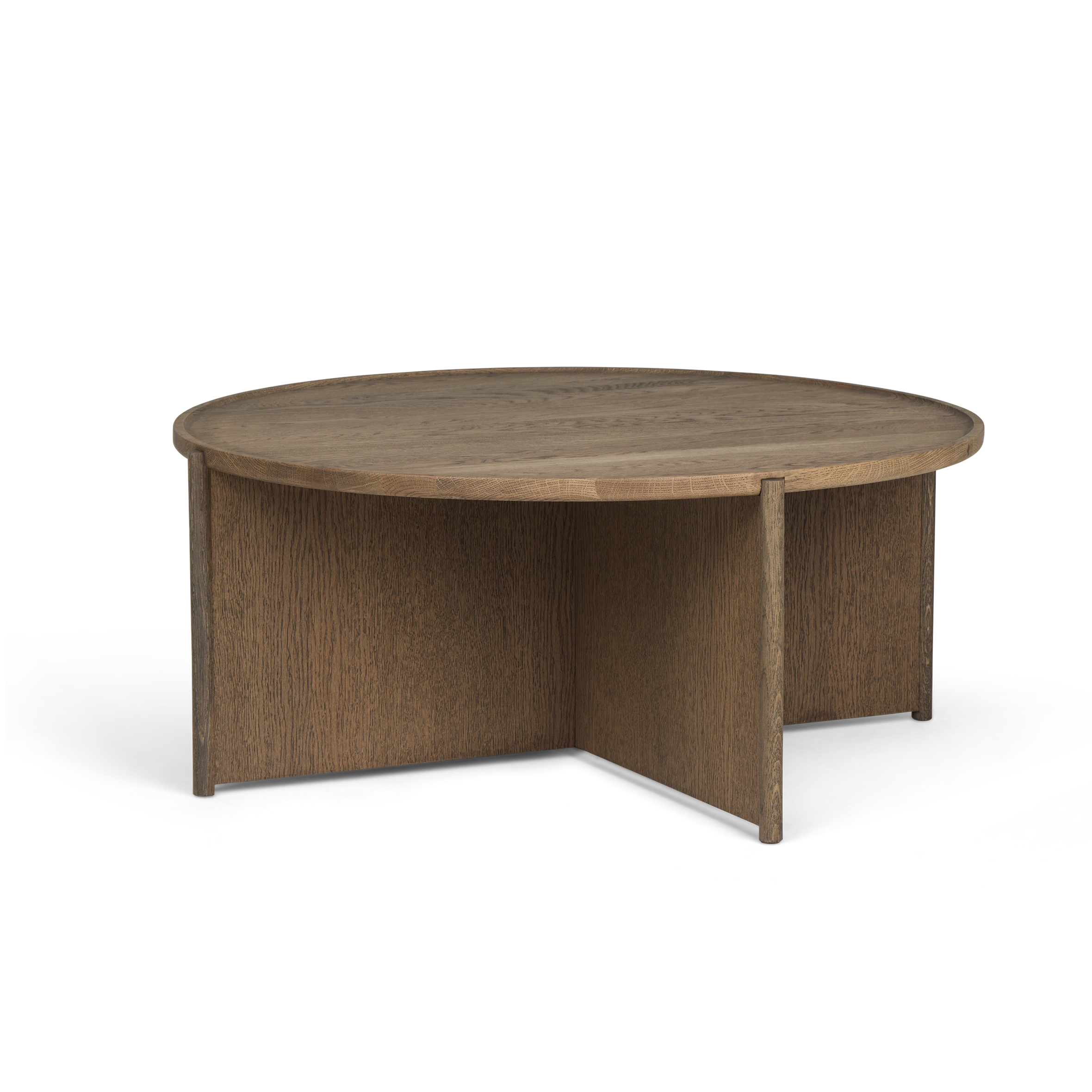 Northern Cling Soffbord 90 Cm R&ouml;kt Ek - Soffbord St&aring;l R&ouml;kt Ek - 2640