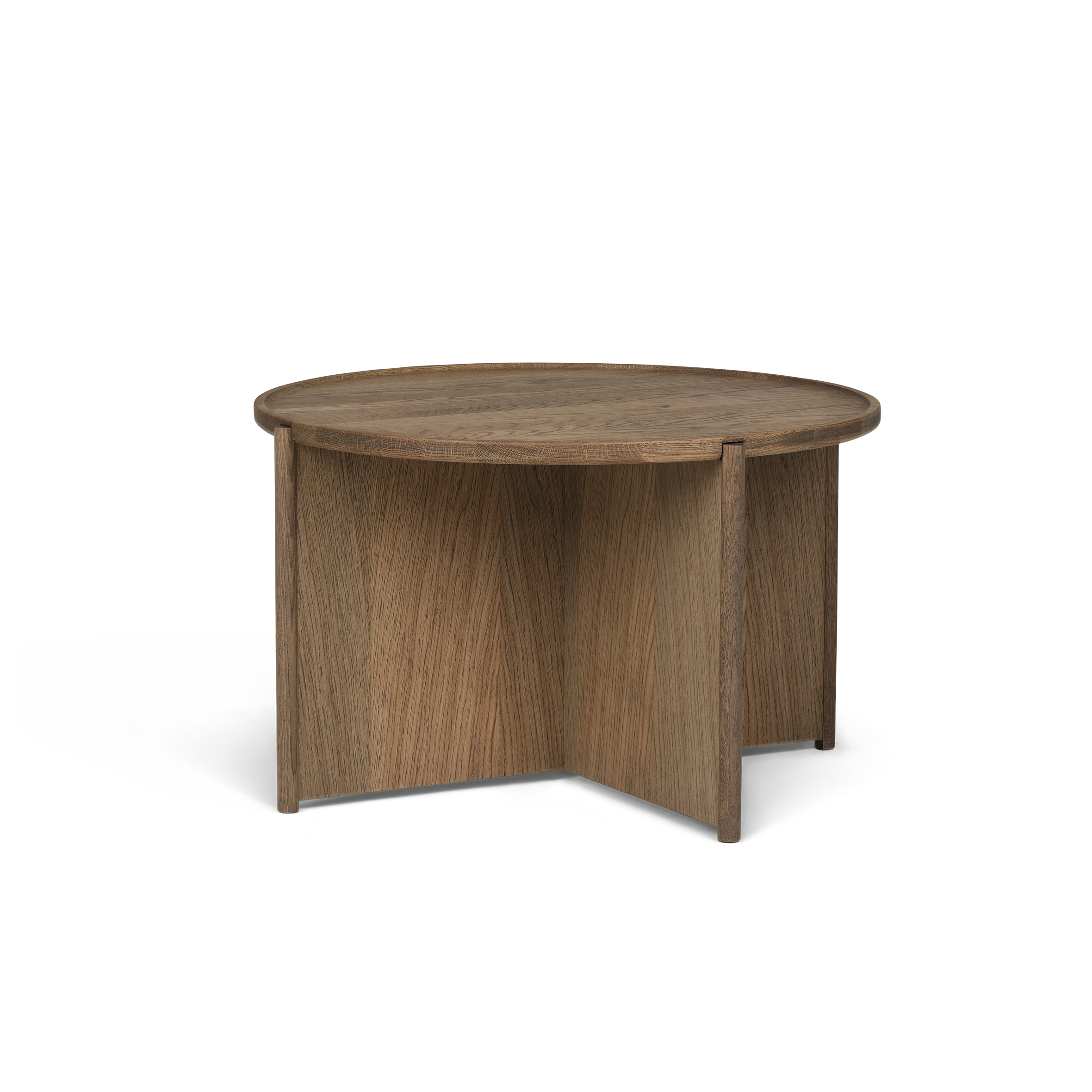 Northern Cling Soffbord 70 Cm R&ouml;kt Ek - Soffbord St&aring;l R&ouml;kt Ek - 2650