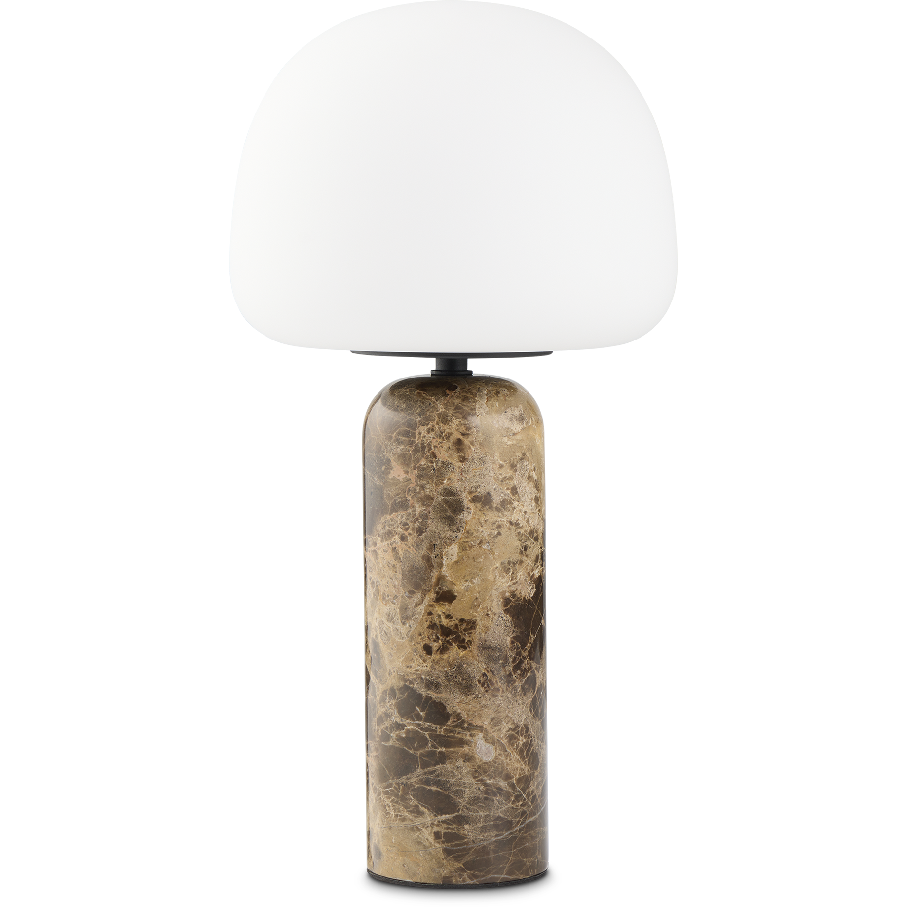 Northern Kin Bordslampa Brun Marmor 40 Cm - Bordslampor Glas Brun - 760