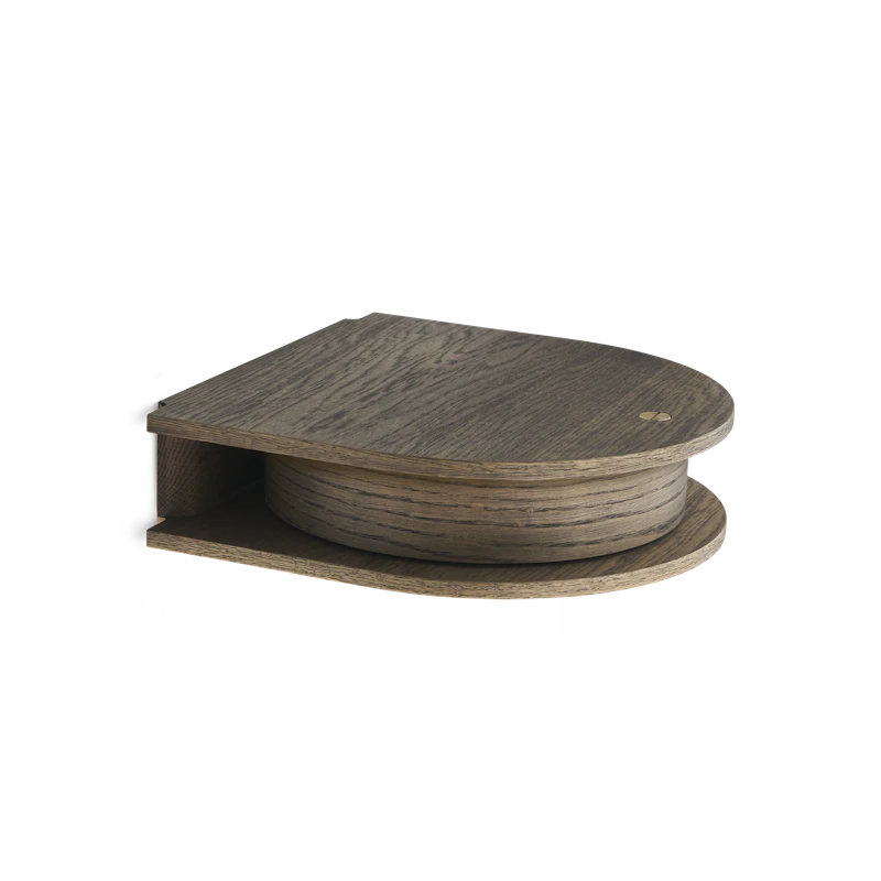 Valet Sängbord Rökt Ek