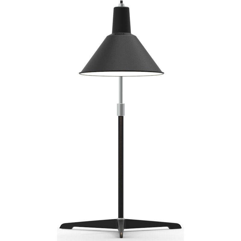 Arcon Bordslampa, Svart / Krom