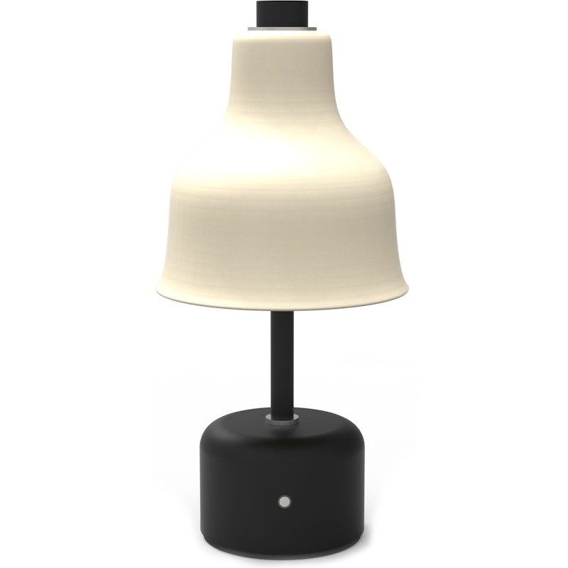 Avra Bordslampa Portabel, Svart / Creme