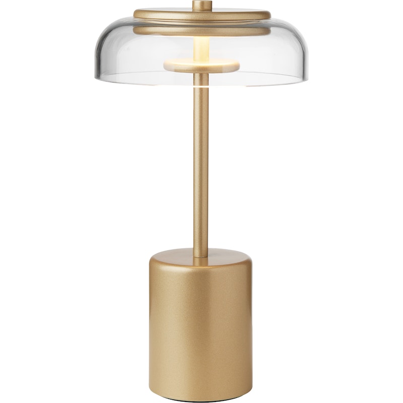 Blossi Mini Bordslampa Portabel, Nordic Gold / Klar