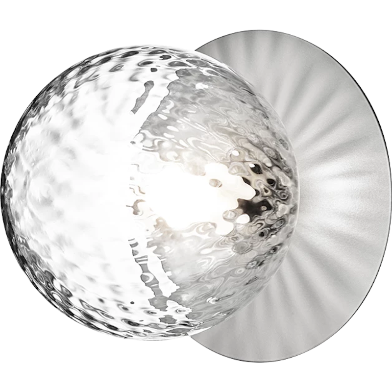Liila 1 Vägg-/Taklampa 165 mm, Light Silver / Klar