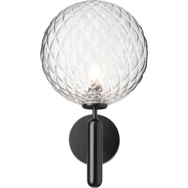 Miira Vägglampa Utomhus, Svart / Klar