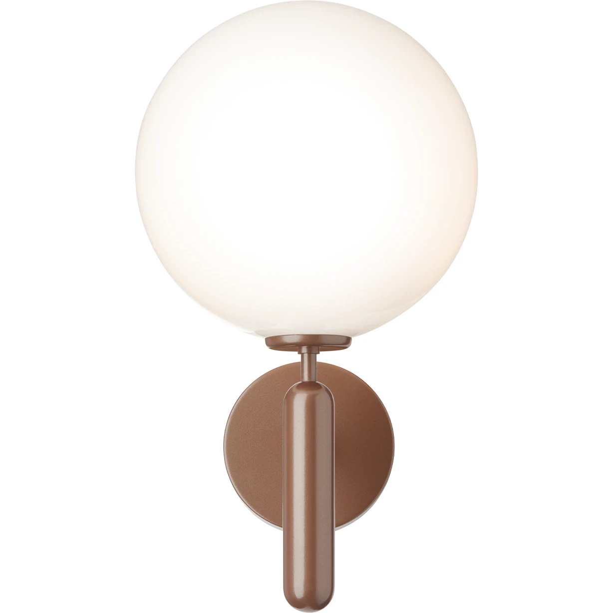 Nuura Miira V&auml;gglampa Utomhus Dark Bronze / Opal - Fasadlampor Glas Opal - 2035011