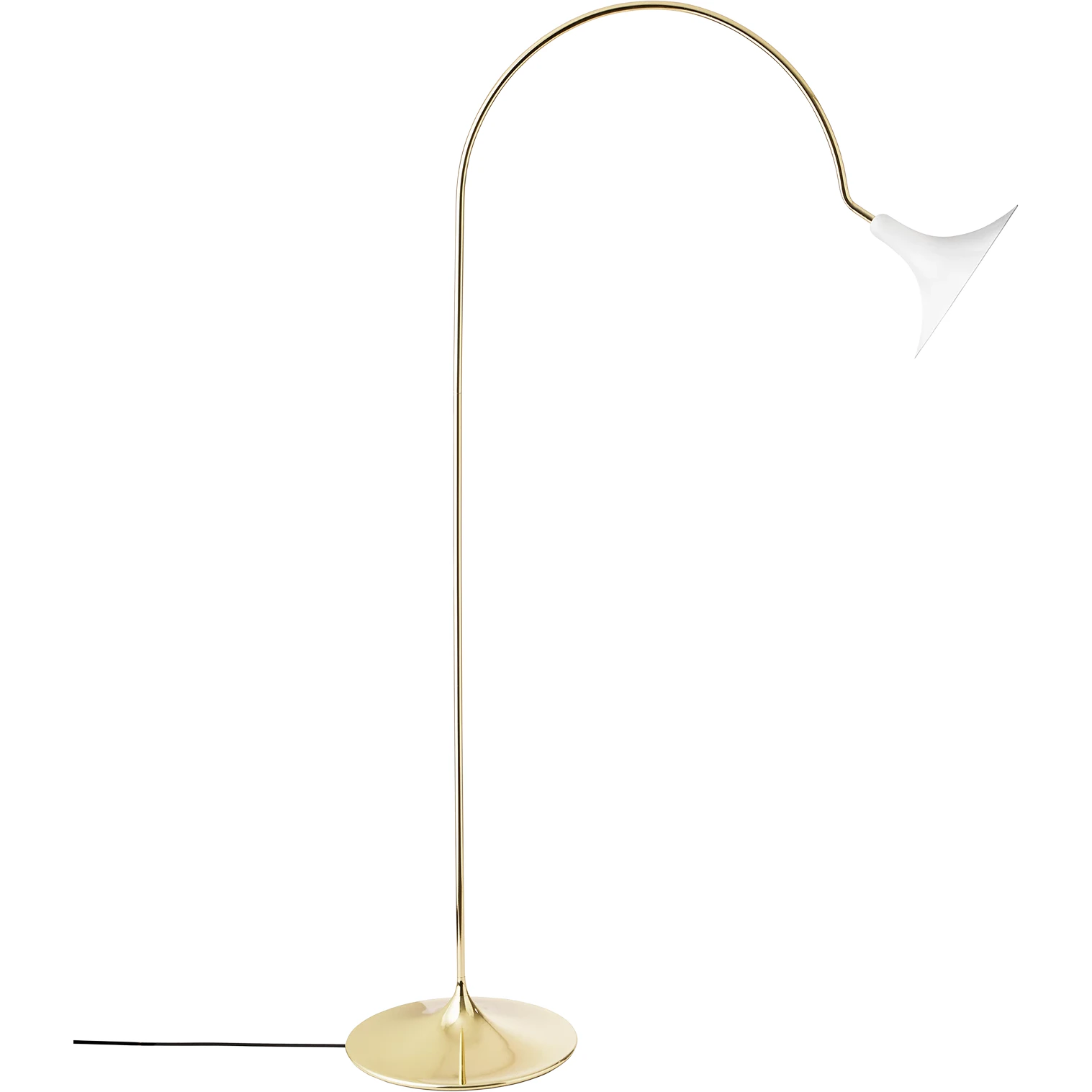 Nuura Petalii Golvlampa Vit / Mässing - Golvlampor Metall Vit - 2117001