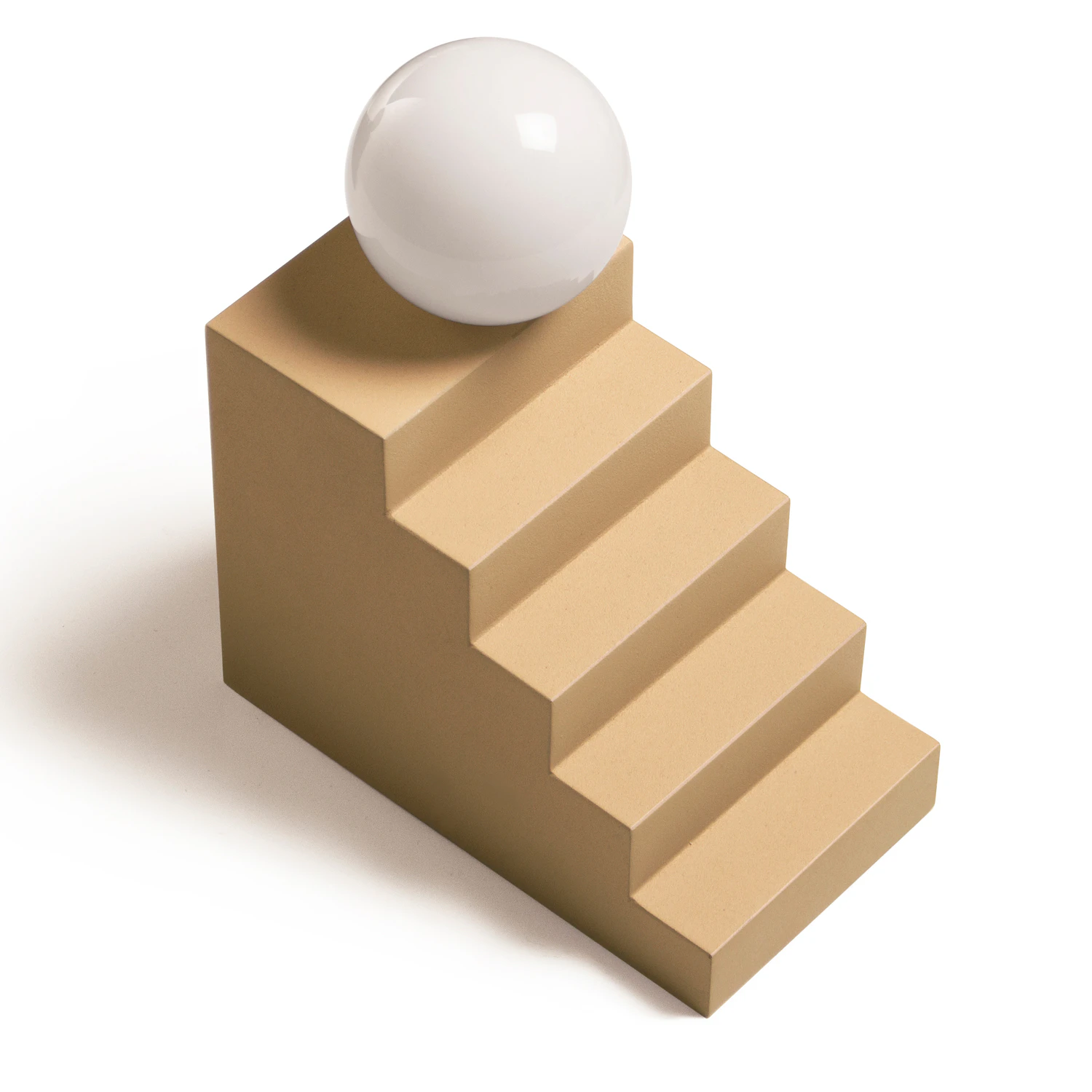 Oblure Stair Bordslampa Beige - Bordslampor Stål Beige - NAST1004