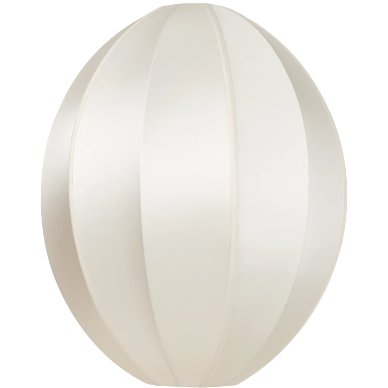 Indochina Lampskärm Oval Stor, Off-white