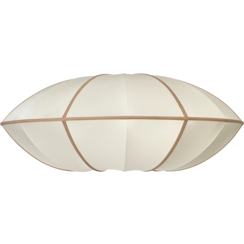 Indochina Lampskärm UFO, Off-white / Amber