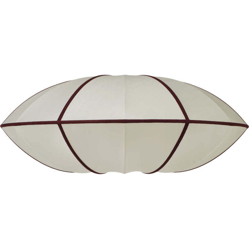Indochina Lampskärm UFO, Off-white / Bordeaux