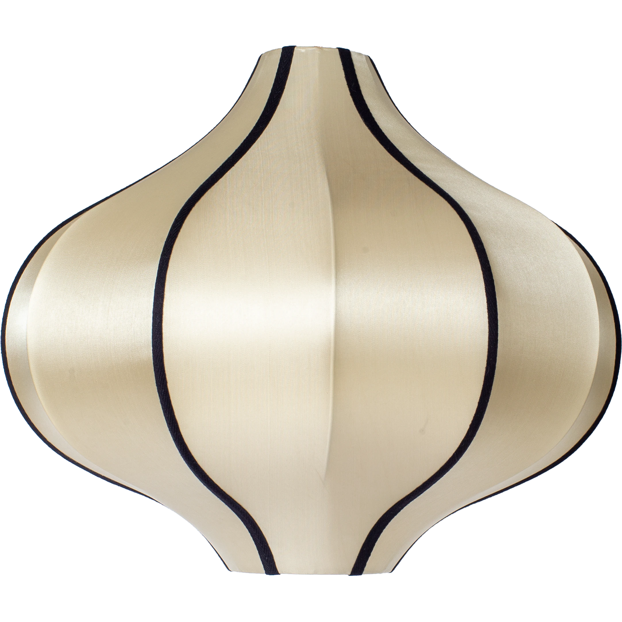 Oi Soi Oi Indochina Lampskärm Onion Liten Classic / Svart - Lampskärmar Silke / Siden Svart - BO4200